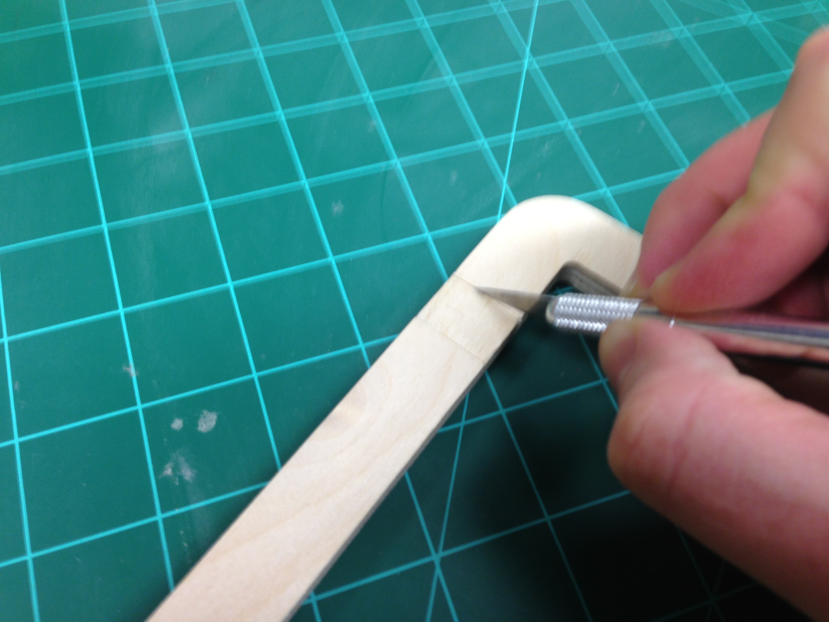 IMG_1249 Due to time constraints and cut path layer confusion, I used a hobby knife to cut the frame.